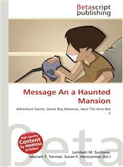 Message An a Haunted Mansion,6134474339,9786134474337