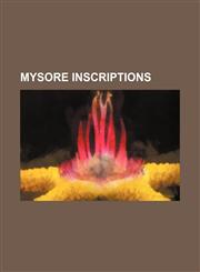 Mysore inscriptions,1130535940,9781130535945
