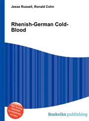 Rhenish-German Cold-Blood,5511463922,9785511463926