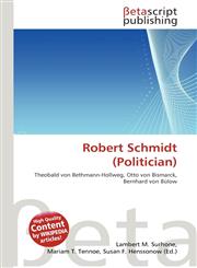 Robert Schmidt (Politician),6135152645,9786135152647