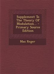Supplement to the Theory of Modulation... - Primary Source Edition,1294680900,9781294680901