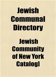 Jewish Communal Directory,1152978349,9781152978348