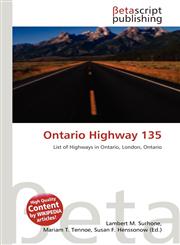 Ontario Highway 135,6135221752,9786135221756