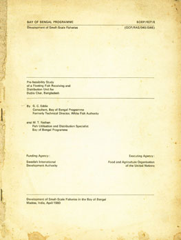 Pre-Feasibility Study of a Floating Fish Receiving and Distribution Unit for Dubla Char, Bangladesh