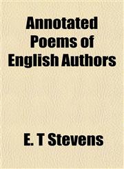Annotated Poems of English Authors,1151735035,9781151735034