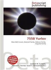 7558 Yurlov,6137593835,9786137593837