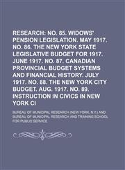 Municipal Research Volume 81-86,1130449580,9781130449587