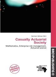 Casualty Actuarial Society,6139741890,9786139741892