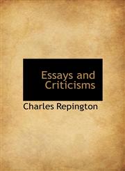 Essays and Criticisms,1116992795,9781116992793