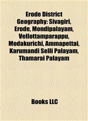 Erode District Geography Introduction Sivagiri, Erode,1155181425,9781155181424