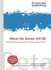 Rocar De Simon U412E,6136131935,9786136131931