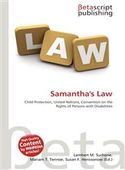 Samantha's Law,6135184989,9786135184983