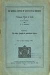 Poisonous Plants of India, Reprinted from The Indian Journal of Agricultural Science Vol. X Part 1 February 1940 Vol. 10