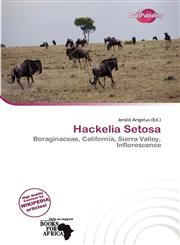 Hackelia Setosa,620019047X,9786200190475