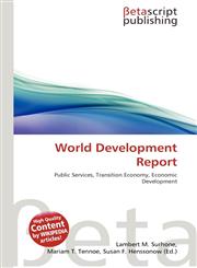 World Development Report,6133559276,9786133559271