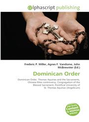 Dominican Order,6130056680,9786130056681