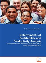 Determinants of Profitability and Productivity Analysis,3639326091,9783639326093