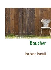 Boucher,1115225766,9781115225762