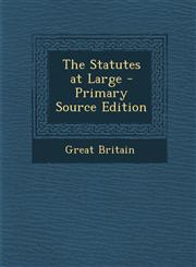 Statutes at Large,1287612814,9781287612810