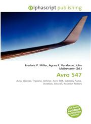 Avro 547,6134286427,9786134286428