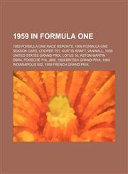 1959 in Formula One 1959 Formula One Season,1156344077,9781156344071