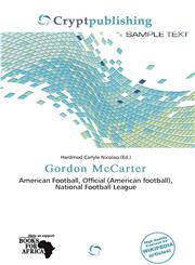 Gordon McCarter,6137430235,9786137430231