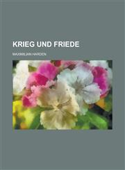 Krieg Und Friede,1154762521,9781154762525