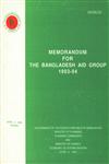 Memorandum for the Bangladesh AID Group - 1993-94