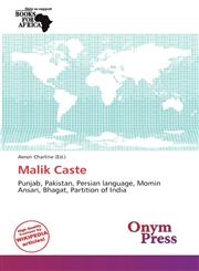 Malik Caste,6136395894,9786136395890
