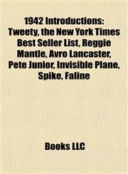 1942 Introductions Avro Lancaster,1156153832,9781156153833