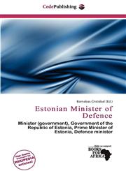 Estonian Minister of Defence,6137471160,9786137471166