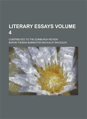 Literary Essays (Volume 6),1152469495,9781152469495
