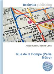 Rue de La Pompe (Paris M Tro),5511385387,9785511385389