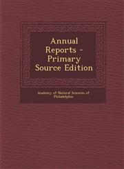 Annual Reports - Primary Source Edition,1295695200,9781295695201