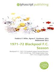 1971-72 Blackpool F.C. Season,6134209597,9786134209595