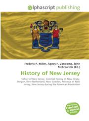 History of New Jersey,6130024762,9786130024765
