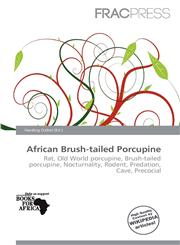 African Brush-tailed Porcupine,6139970326,9786139970322