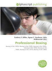 Professional Boxing,6130007655,9786130007652