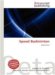 Speed Badminton,6136493705,9786136493701