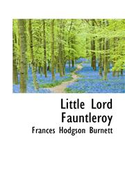 Little Lord Fauntleroy,1116650258,9781116650259