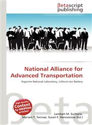 National Alliance for Advanced Transportation,6135455117,9786135455113