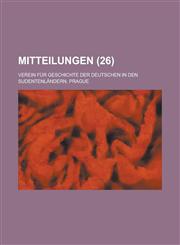 Mitteilungen (26 ),1234750597,9781234750596