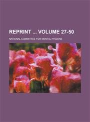 Reprint  Volume 27-50,1234168480,9781234168483