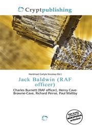 Jack Baldwin (RAF officer),6136728346,9786136728346