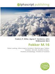 Fokker M.16,6134374334,9786134374330