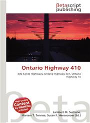 Ontario Highway 410,6135232274,9786135232271