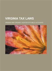 Virginia tax laws,1150637315,9781150637315