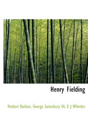 Henry Fielding,114023689X,9781140236894