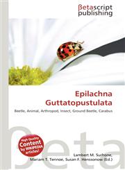 Epilachna Guttatopustulata,6135158538,9786135158533