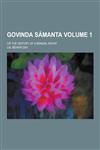 Govinda Samanta; Or the History of a Bengal Raiyat Volume 1,1230286454,9781230286457